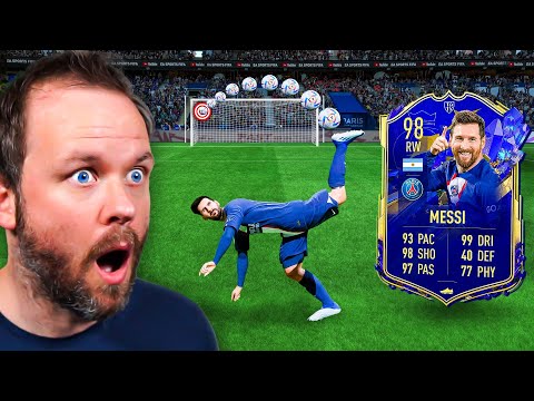 Using TOTY Messi but the Wheel picks his teammates