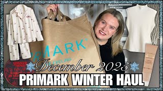 HUGE PRIMARK HAUL December 2025 Size UK 16 Winter Try On | Home & Makeup | Clare Walch