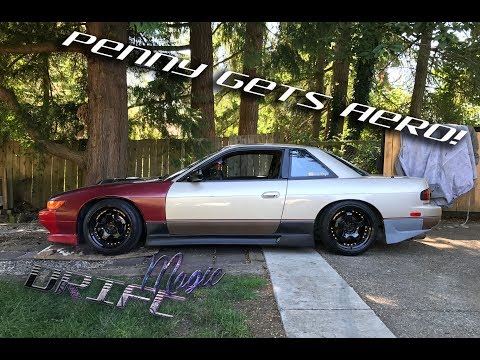 DorkiDori Valances and Side Skirt install on S13 SilCoupe