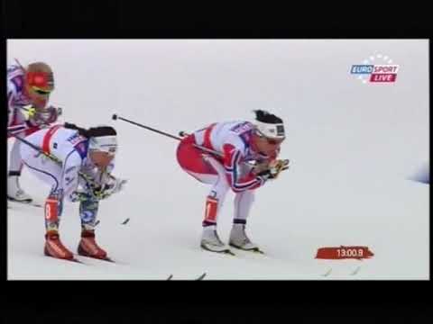 2014/15 fondo 30 km tc mass start donne Falun (Mondiali) - Johaug, Bjoergen, Kalla