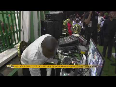 RTKI :: MARIAGE RELIGIEUX DE PAPA STEVE DIANGIENDA ET MAMAN LOUISETTE MABIALA A MONKOTO 87