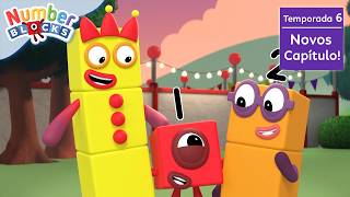 A Caminho do Parque Numberblock | Episódio Completo - 06x08 | Criança | Numberblocks em Português