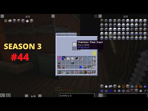 GregTech New Horizons S3 - 44 - Stainless Steel Too Easy