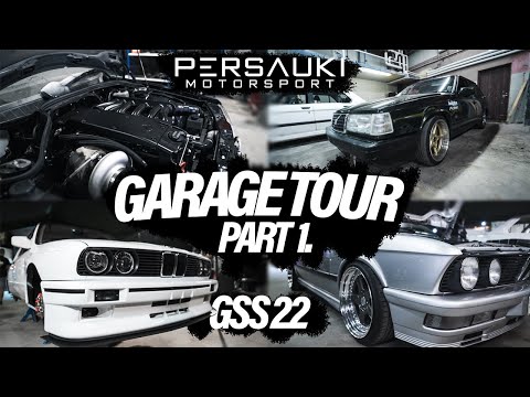 GARAGE TOUR #1 - BMW E30 M3 & BMW E28 Turbo⎟GSS #22 - PERSAUKI MOTORSPORT