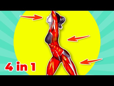 ➜ 4-in-1 Top-Bewertetes Workout ➜ Zielt auf Oberschenkel, Arme, Rücken & mehr!