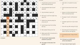 The Times Quick Cryptic (3139 - 6 Nov 2025)