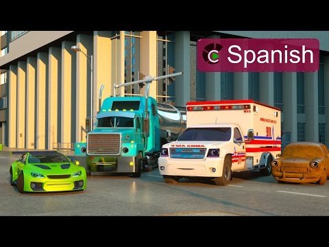 Florencia La Ambulancia y Ross El Coche de Carreras (SPANISH) - Héroes de Nuestra Ciudad