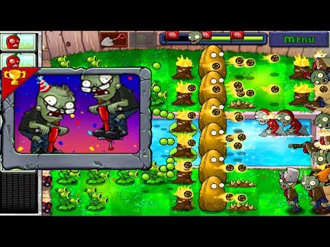Plants vs Zombies | Threepeater and Tall Nut in Quickplay Bonus Game