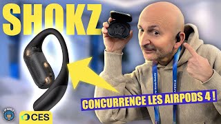CES 2026 : SHOKZ lance les écouteurs Openfit Pro, concurrents Apple Airpods 4