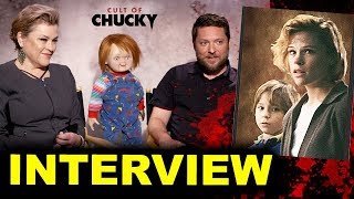 Cult of Chucky Interview - Alex Vincent & Christine Elise video