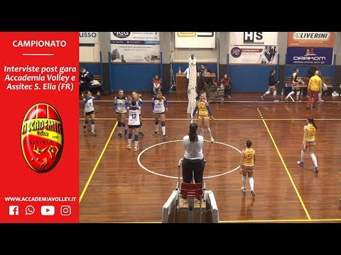 B2F/H: Accademia Volley - S. Elia (FR) 2-3