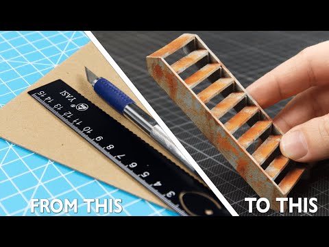 How to Make Cardboard Stairs for Warhammer 40K, Necromunda and Kill Team