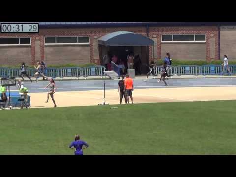 2013 New Balance Outdoor National Championships - Girls 400m Championship heat 2