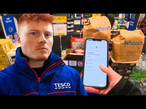 My FIRST TIME Delivering From TESCO! London Delivery Driver POV