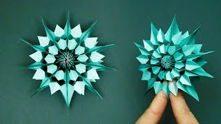 EASY DIY: Paper Snowflake DIY 3D - EASY Paper 3D Snowflake
