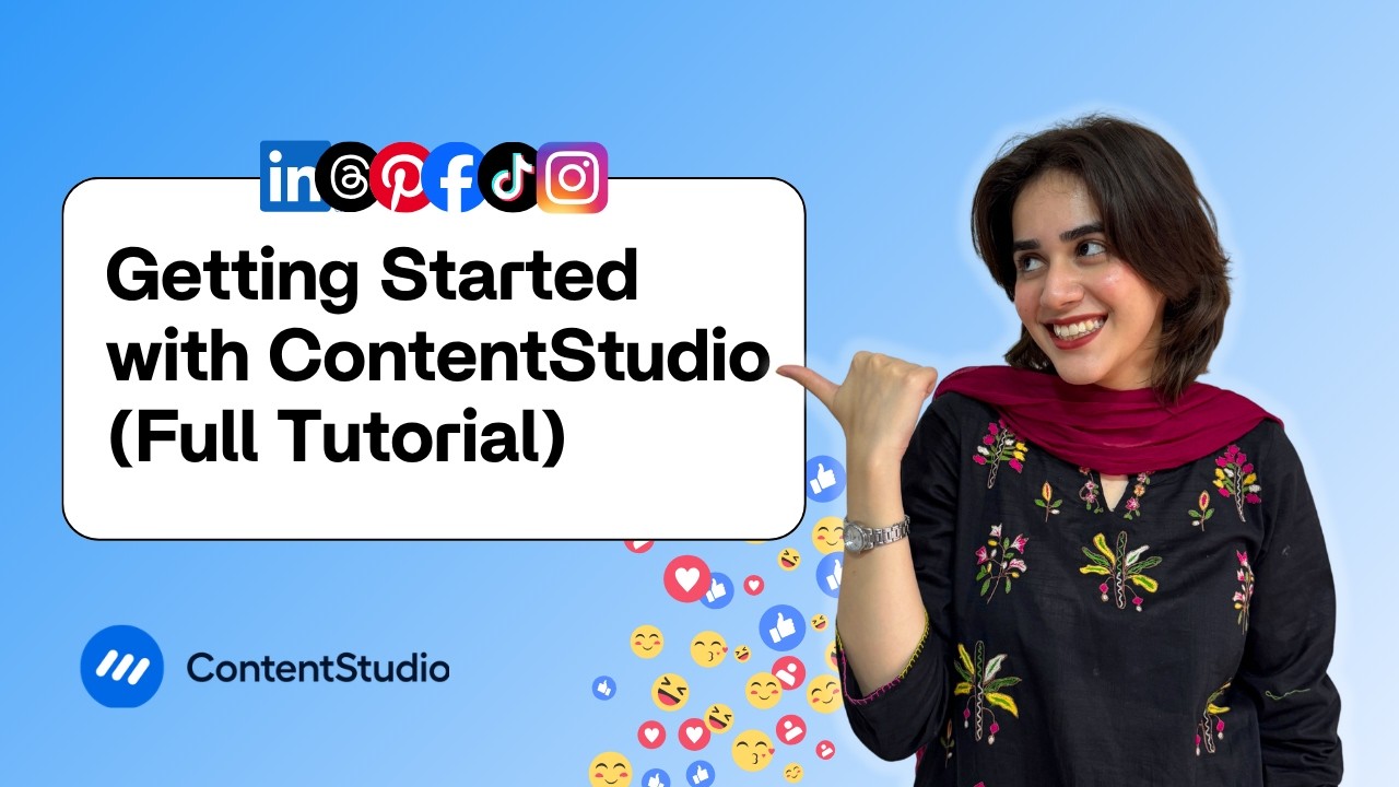 Create, schedule & manage social media with ContentStudio | A walk-through (full tutorial) video thumbnail