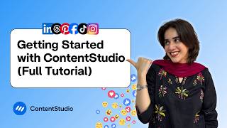 ContentStudioを使ったソーシャルメディアの作成、スケジュール設定、管理｜完全チュートリアル