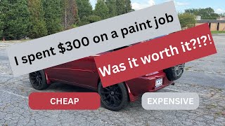 cheap ECONO/MAACO paint job review! CHEAP vs EXPENSIVE paint job. Is it worth it