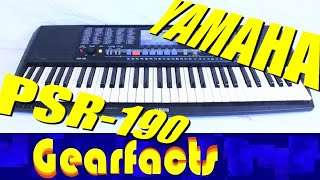 Video thumbnail for To the point: Yamaha PSR-190 is vanilla. by Gearfacts