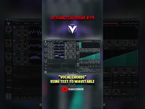 Sound Design #29: Vocal Chords Usando text To Wavetable