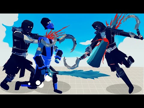 Noob Saibot (MORTAL KOMBAT) vs EVERY UNIT| Totally Accurate Battle Simulator-TABS