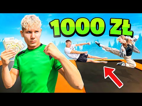 BITWA NA TRAMPOLINIE O 1000 ZŁOTYCH!