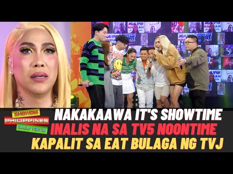 NAKAKAAWA! It’s Showtime INALIS NA sa TV5 Noontime at IPINALIT ang Eat Bulaga nila Tito Vic at Joey