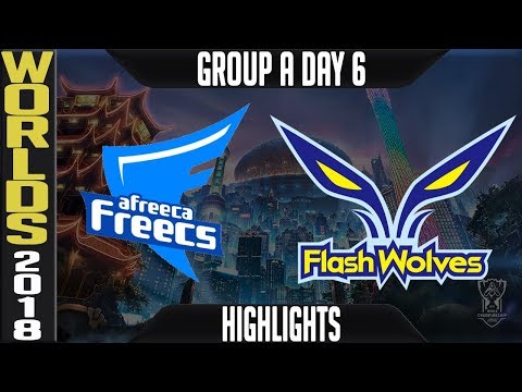 AFS vs FW Highlights | Worlds 2018 Group A Day 6 | Afreeca Freecs(LCK) vs Flash Wolves(LMS)