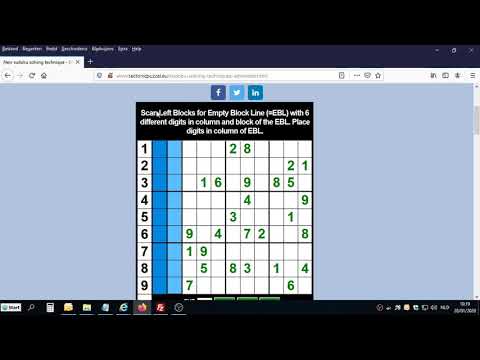 NEW Sudoku Solving Technique - Empty Block Line strategy (1)