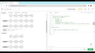 YouTube video '61. Rotate List | Leetcode | Linked List | DSA'