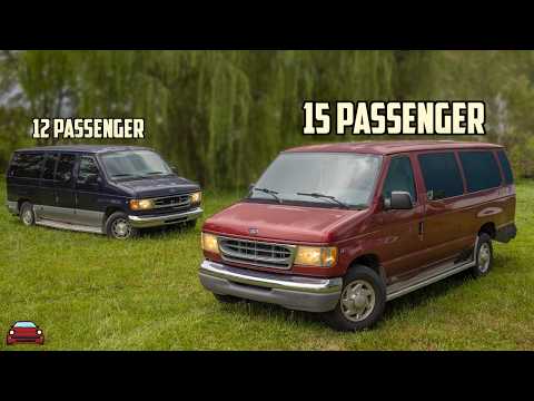 FORD ECONOLINE SHOOTOUT! 1999 E-350 vs 2000 E-150! (0-60 Drag Race)
