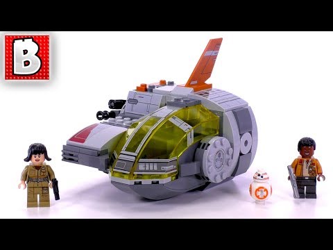 LEGO Star Wars The Last Jedi Resistance Transport Pod 75176! | Unbox Build Time Lapse Review