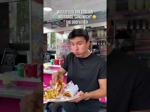 Italian Sausage Sandwich 🌭🔥 Juicy, savory, and packed with bold flavor—The Godfather approved!