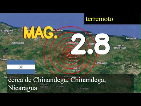 😱🚨  Terremoto cerca de Chinandega, Chinandega, Nicaragua actualizaciones en vivo hoy: Terremoto de m