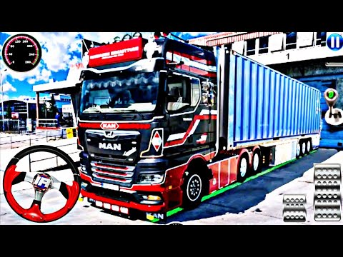 Us Truck Cargo Transport Simulator Game |  Truck Driving In City Road With Load | Long Truck #games