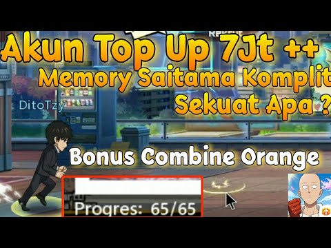 REVIEW AKUN TOP UP 7JT , MEMORY SAITAMA KOMPLIT SEKUAT APA INI + BONUS - One Punch Man The Strongest