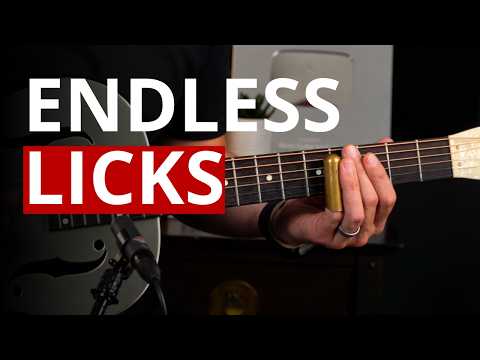 Never Run Out of Open D Slide Ideas (Simple Fretboard Map)