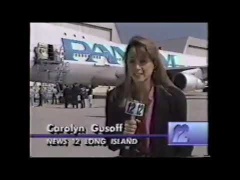 Last Pan Am 747 Departs New York  (1992)