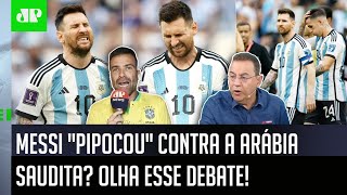 ‘O Messi amarelou! Não dá para compará-lo com o…’: Debate ferve após Argentina 1 x 2 Arábia Saudita