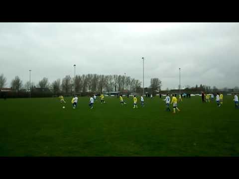 NIeuwland JO13-2 - Walcheren JO13-3 Uitslag 1-6 op 18 maart 2017