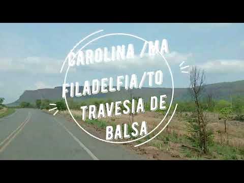 A Travesia de balsa Carolina/ MA  para Filadelfia/TO