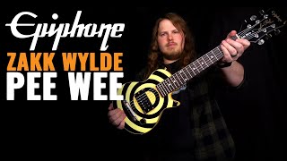 Video thumbnail for Epiphone Zakk Wylde Les Paul Pee Wee | CME Gear Demo | Tanner Peterson by Chicago Music Exchange