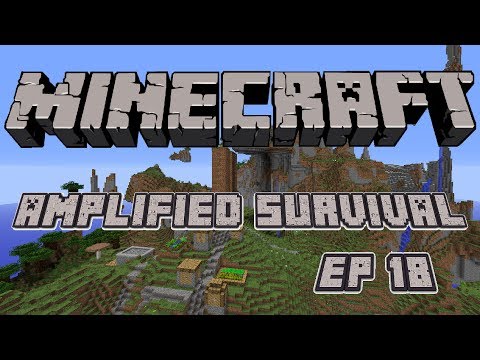 Minecraft Amplified Survival Ep. 18 "Winding Staircase" -- w/ TrunksWD