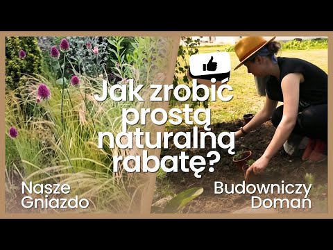 Jak zrobić prostą naturalną rabatę w ogrodzie bez przekopywania ?