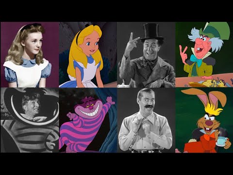Alice In Wonderland | Voice Cast | Side By Side Comparison