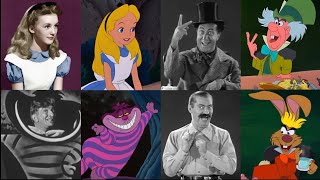 Alice In Wonderland | Voice Cast | Side By Side Comparison