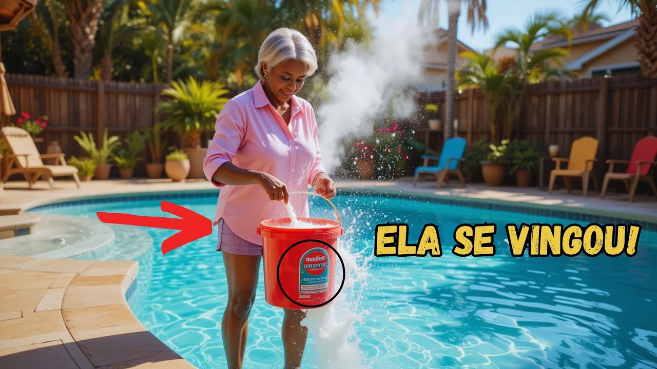 Eles continuavam invadindo sua piscina... até que ela fez questão de que se arrependessem!