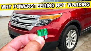 Why Powersteering Does Not Work Ford Explorer 2011 2012 2013 2014 2015