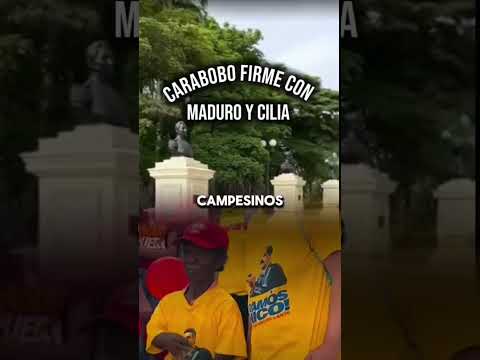 El campo de Carabobo se manifiesta y piden la liberación Presidente Maduro y nuestra primera dama