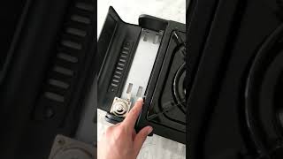 Double Gas Stove NJ-268 - how to fix butane gas compartment